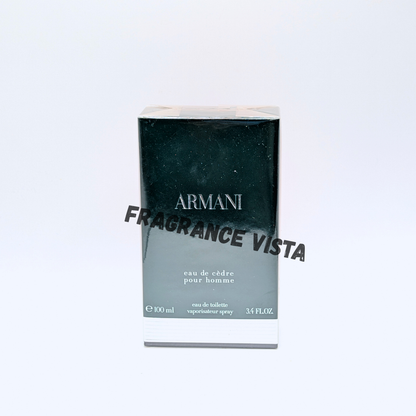 Armani Eau De Cedre by Armani For Men